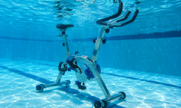 Utilizzo di bicicletta in acqua (hydrobike) a scopo fisioterapico-riabilitativo.