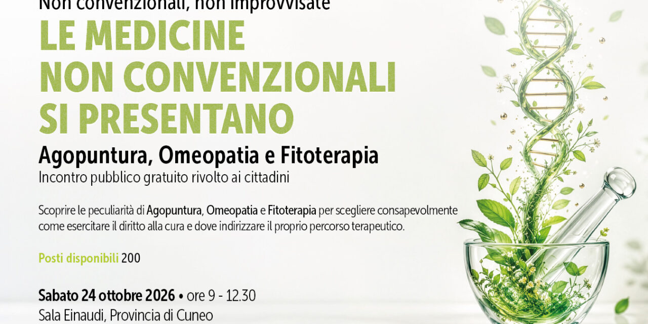 Le medicine non convenzionali si presentano