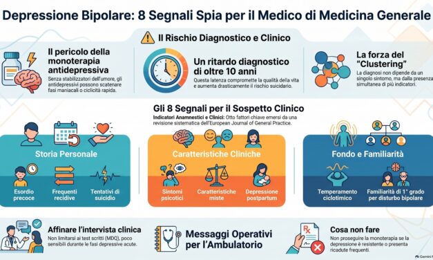 Quando la depressione nasconde un disturbo bipolare: otto segnali per il medico di famiglia